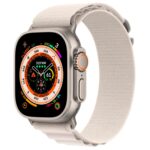 Apple Watch Ultra Titanium Case with Starlight Alpine Loop