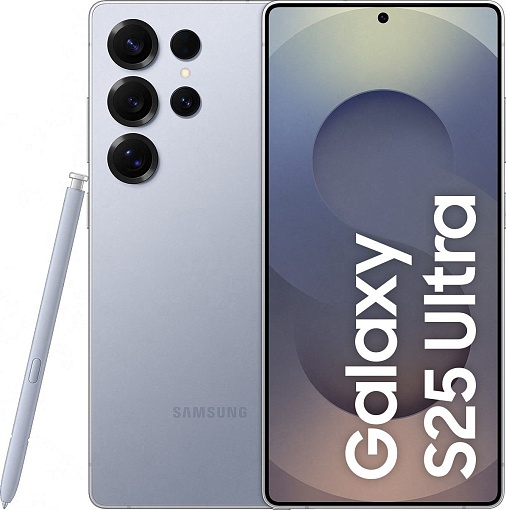 0na3ny9qypx7xqpj7ph4ass3c1upvibx Смартфон Samsung Galaxy S25 Ultra 16/1Tb, синий титан — изображение 1