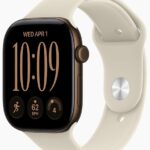 Умные часы Apple Watch Series 12 46mm Dark Bronze Aluminum Case with Sport Band Sand