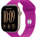 Умные часы Apple Watch Series 12 46mm Light Gold Aluminum Case with Sport Band Magenta